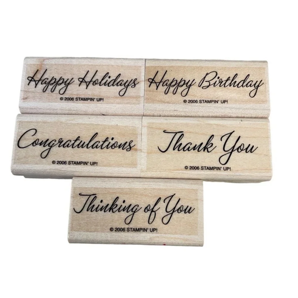 Stampin Up‎ Warmest Regards Partial Set